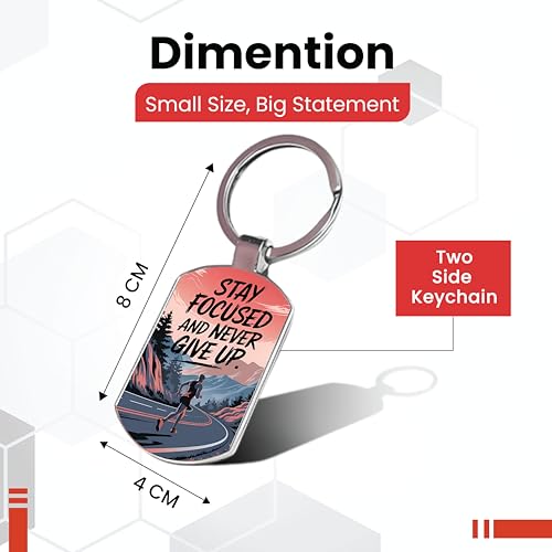 Image of Premium Printed Metal Keychain for Men & Women | High-Definition Artwork Print | Durable Key Ring for Car, Bike, Home & Office Keys | Stylish Decorative Key Holder Gift