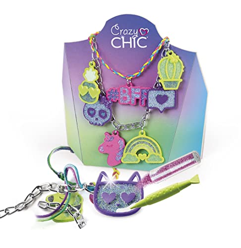 Breloques création bijoux multicolores Clementoni Crazy Chic pour fabriquer ses bracelets