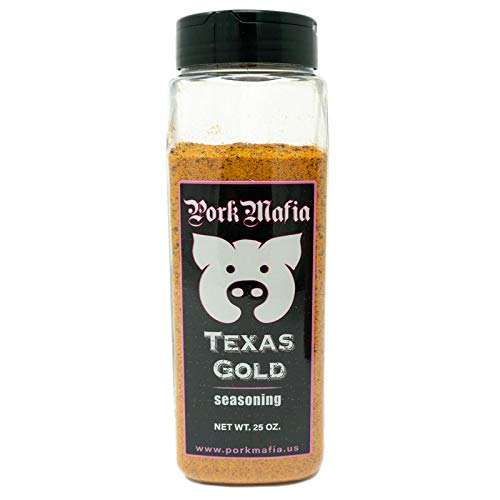 #PorkMafia Texas Gold BBQ Seasoning 25 oz - Beef Brisket, Beef, Pork, Chicken and Fish Seasoning and...