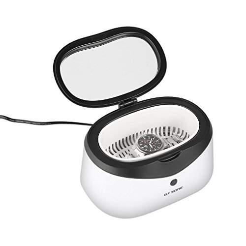 Tatayang 600ml Ultraschallreiniger Ultraschallreinigungsgerät Reinigingsgerät, Ultrasonic Cleaner Reiniger Reinigungsgerät mit Uhrenhalter und Reinigungskorb für Ringe Halsketten Rasierer Cover