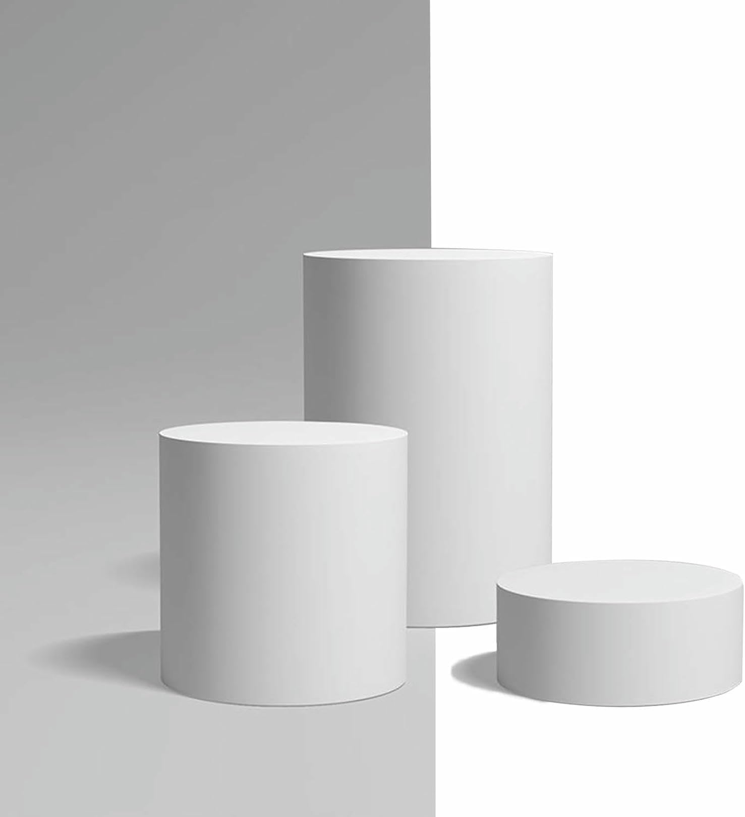 Socle d'exposition rond pour stabiliser vos décors de fête et tables de mariage