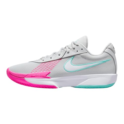 Nike G.T. Cut Academy Basketball Shoes (FB2599-010, Photon Dust/Pink Blast/Dynamic Turquoise/White)