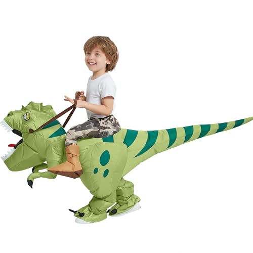 Disfraz Inflable de Dinosaurio T Rex para Niños miniatura 6