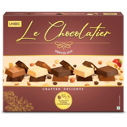 Unibic Le Chocolatier|Assorted Chocolates|Chocolate Gift Pack,168...