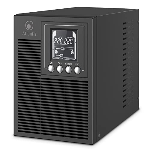 Atlantis A03-OP1002 UPS OnLine Gruppo di Continuità Server Doppia conversione Onda Sinusoidale Pura...