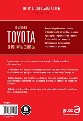 O Modelo Toyota de Melhoria Continua: Estratégia + Experiência Operacional = Desempenho Superior