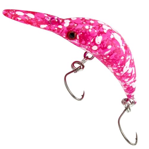 Fishing Tackle Max FTM Mega Masu MR Wobbler 3, 5cm 35mm 2, 5g UV Camou Pink 5200343 Ultra Light Fischen Forellenangeln Barschangeln