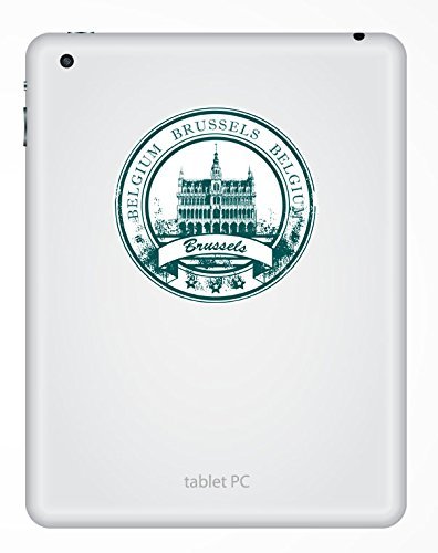 2 x 20cm/200 mm Bruxelles Belgio Vinile adesivo