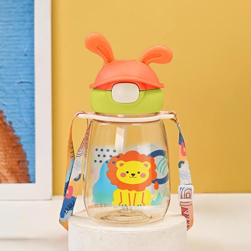 Image of BAYBEE Zippy 540ML Sipper Bottle for Kids | BPA Free Anti-Spill Sippy Bottle | Drinking Training Water Bottle for School Kids with Soft Silicone Straw | Sipper Bottle for Infants & Toddlers (Green)