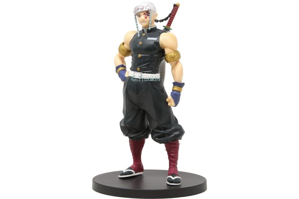 Image of Trunkin Rubber Demon Slayer Tengen Uzui Action Figure The Sound Hashira Figurine Standie Collectible Figure Manga Weeb, 10 cm , 10 cm