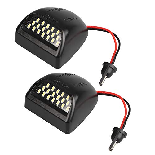 Full LED License Plate Lights Lamp Tag Light SET Assembly Replacement for Chevy