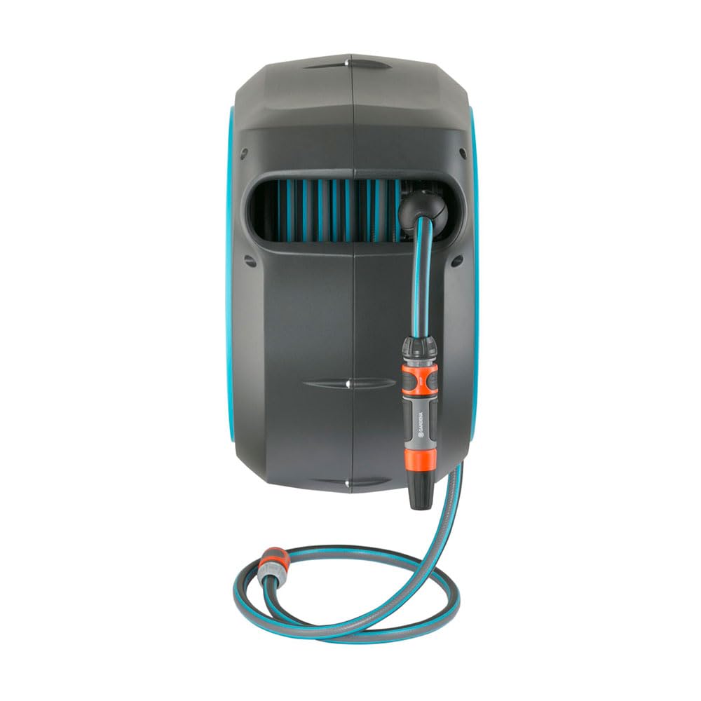 GARDENA Dévidoir automatique mural gardena rollup s - 15 m - bleu - 18600-20