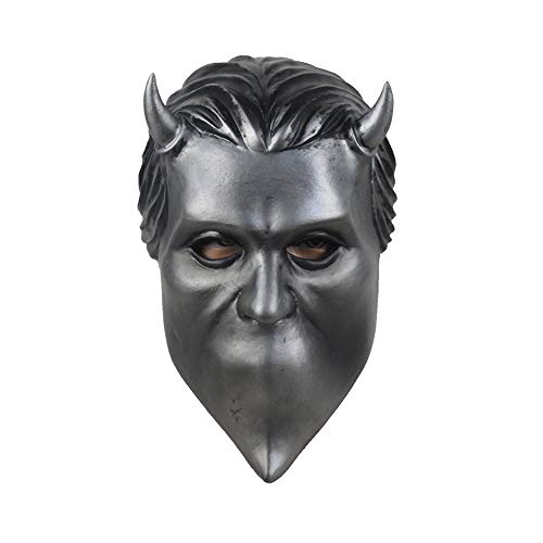 Moniku Nameless Ghouls Mask Deluxe Latex Ghost Band Mask Cosplay Props Silvery #TOP1