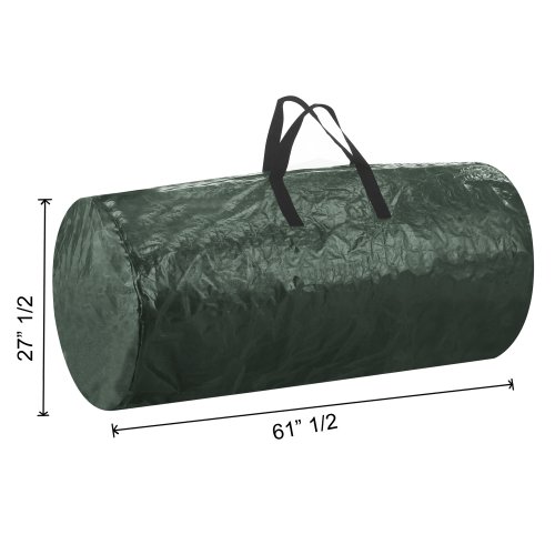 Elf Stor 1005 Premium Christmas Bag-Extra Large, For a 9 Foot Artificial Tree in Green-Easy Holiday Décor Storage, 9'