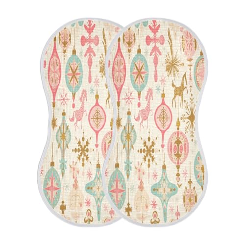 Kigai Horse Lamp Ball Baby Burp Cloths Extra Soft and Absorbent Burping Rags Cotton Burping Clothes Baby Washcloths for Newborn Boys Girls - 1 Pack