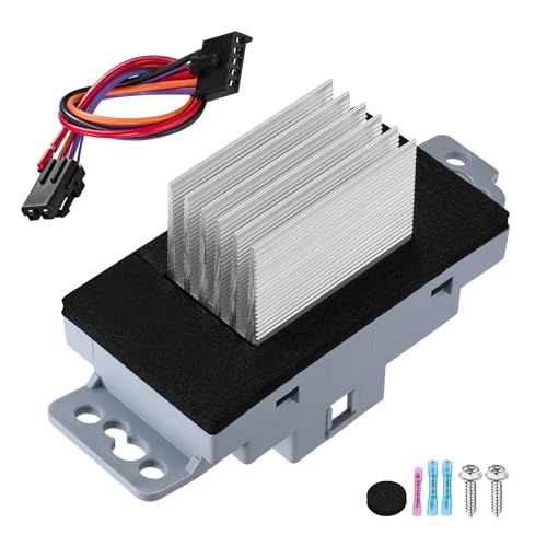 Image of BDFHYK 973-508 HVAC Blower Motor Resistor Compatible with Lacrosse Escalade Avalanche Silverado Suburban Tahoe Envoy Sierra Yukon Blower Control Module Replacement for 1581773
