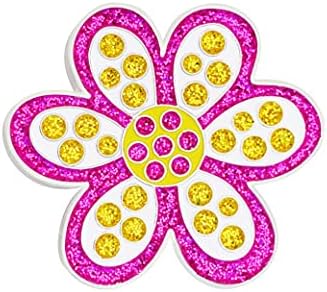 Navika Oopsy Daisy Glitzy Ball Marker with Hat Clip (Purple)