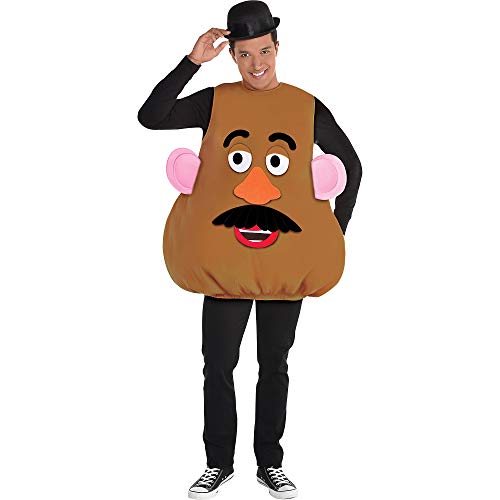 Hasbro Mr. Potato Head Halloween Costume for Adults, Toy Story 4, One Size, Includes Tunic with Facial Parts and Hat