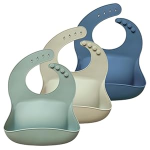 Hippypotamus Silicone Baby Bibs – Soft Waterproof Bibs for Babies & Toddlers