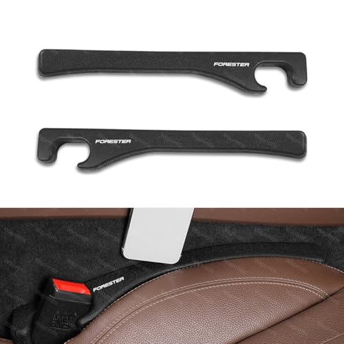 スバル フォレスター カーシートギャップフィラー 隙間クッションサイド ギャップフィラー 隙間ストッパー スバル フォレスター SK系(2018年7月〜現行) シート コンソール 隙間 埋め 落下防止 運転席+助手席 ロゴ左右対称設計 2本入り カーシート