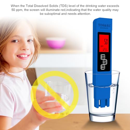 Njty A5-BLUE 𝐌𝐨𝐬𝐭 𝐀𝐜𝐜𝐮𝐫𝐚𝐭𝐞 𝐒𝐨 𝐅𝐚𝐫 4-In-1 Instant Read Tds Meter thumb #2