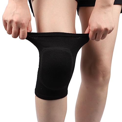 WJIAEER 2er-Pack Knieschoner, elastische Knieschoner, atmungsaktive Knieschoner, Knieschoner für Männer und Frauen, für Fitness-Workouts und tägliche Wärme, Tanz, Yoga
