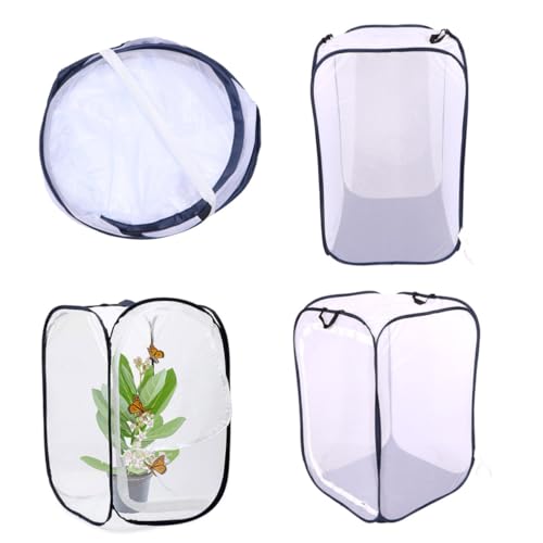 Cage légère pour exploration et observation d'insectes, filet moustiquaire pliable enfants