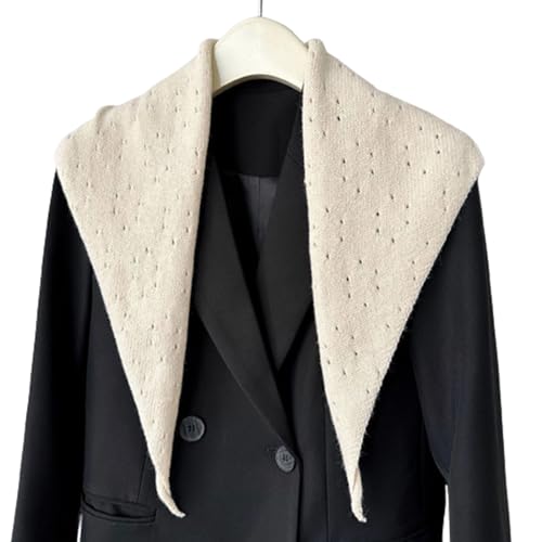 Ladies Triangle Scarf Elegant Girls Solid Color Triangle Knitted Scarf Fashion Shawl Street Casual Neckerchief