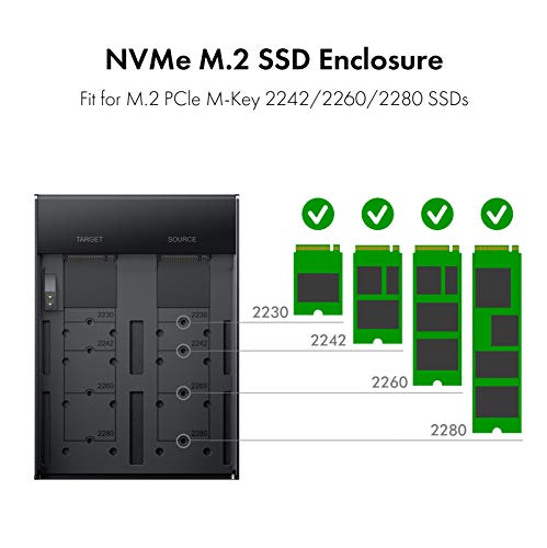 ineo Docking Dual-Bay NVMe con Ventilador Enfriador miniatura 5