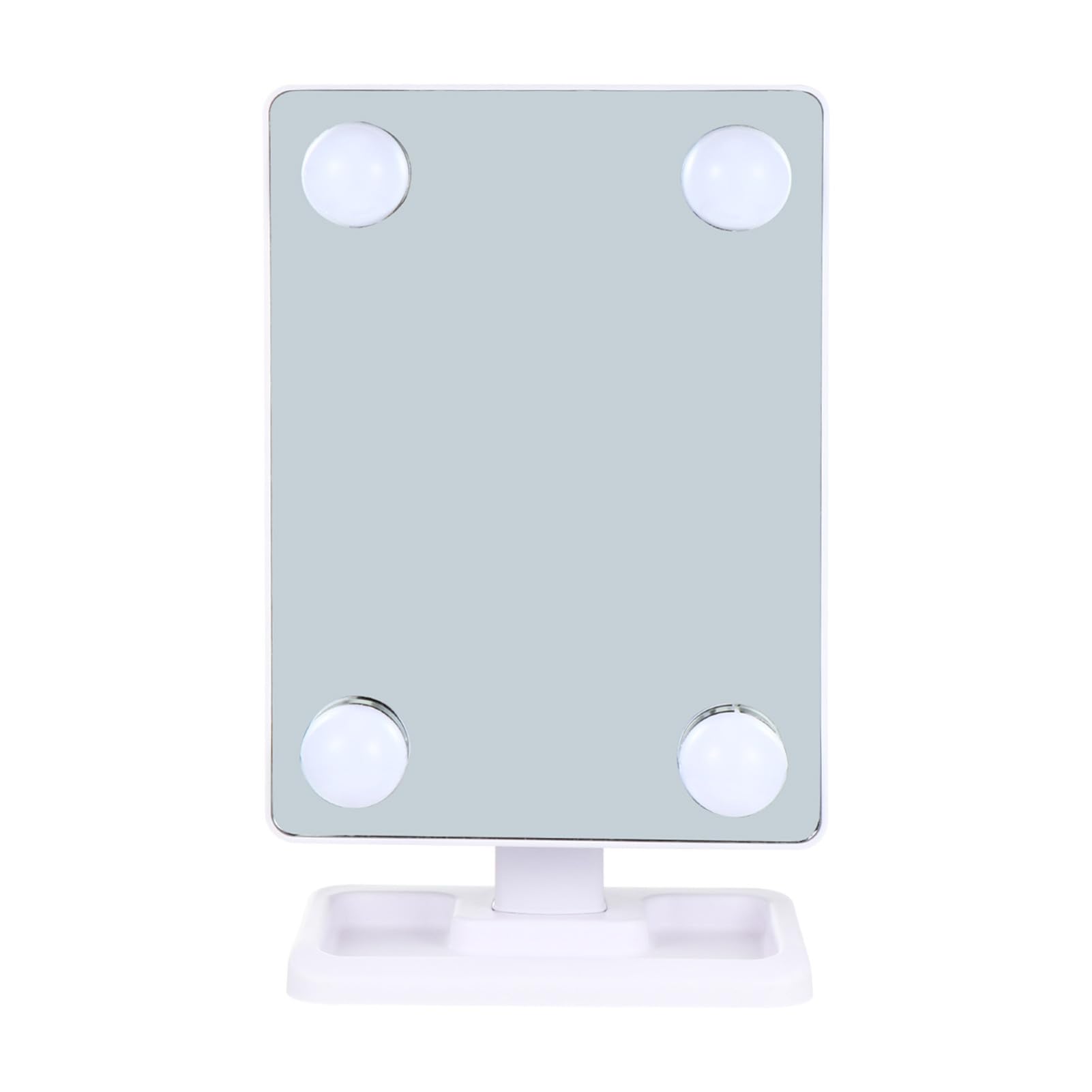 Miroir maquillage LED 3 modes éclairage et rotation 360 degrés