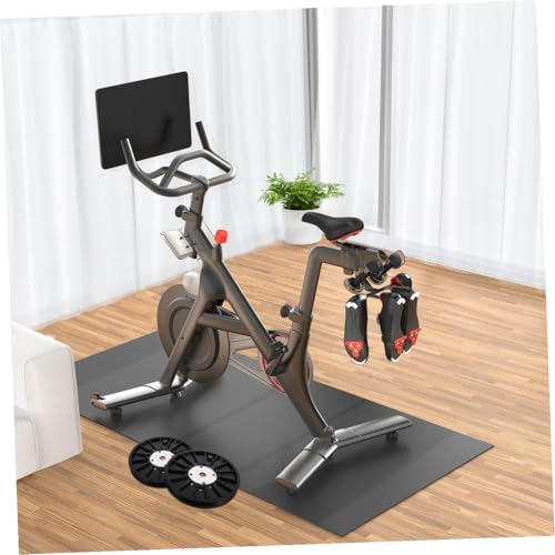 Polea de correa para bicicleta estática disco abs negro de 2cm TOYANDONA 4