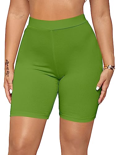 Image of KYDA Women's Anti Bacterial Cycling Shorts, Under Skirt Biker Shorts, High Waist Stretchable Yoga Shorts & Gym Workout Skin Fit Shorties
