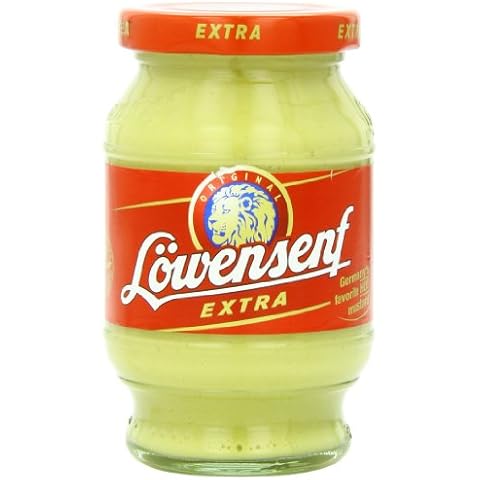 Lowensenf Mustard in Jar, Extra Hot, 9.3 Ounce Cover