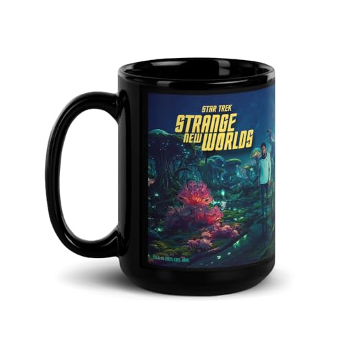 Star Trek: Strange New Worlds Season 3 Black Glossy Mug - Officially Licensed - 15 oz