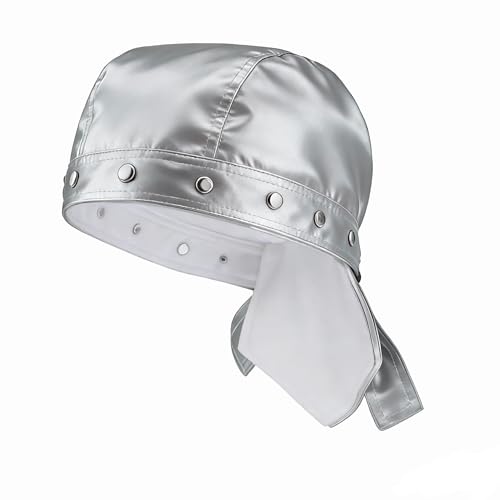 Image of Unisex Metallic Bucket Hat Waterproof Holographic Bucket Hat Fishing Hat Trendy Hip Pop Sun Cap