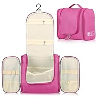 Boic Neceser De Viaje para Hombres Y Mujeres, Neceser Hombre, Bolsas De Aseo para Mujeres Organizador De Cosméticos para Accesorios De Artículos De Tocador(Rosa)