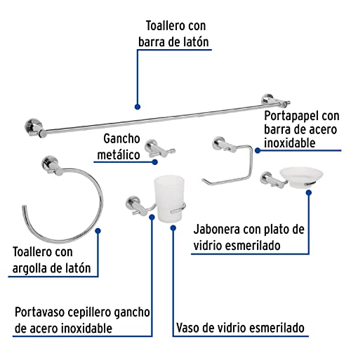 Comparativas de Accesorios para baños precios Top cinco. 5 Imagen adicional