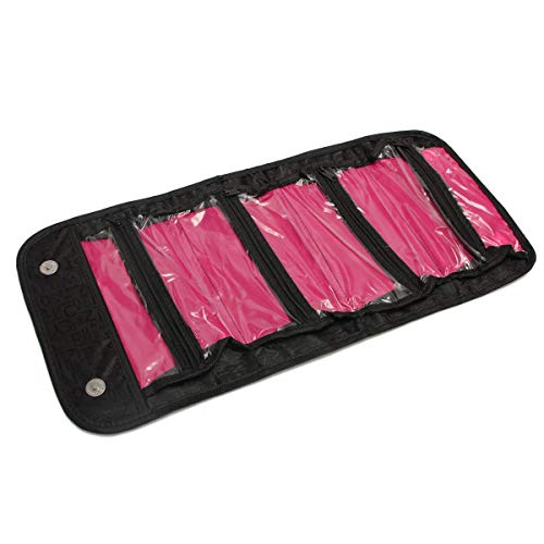 Roll Up Travel Cosmetic Makeup Jewelry Toiletry Bag Organizer Camping Accessories Holder