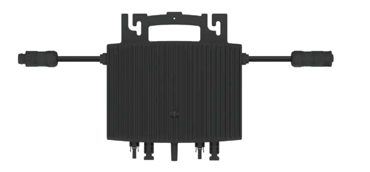 MAPLES KIT PANNELLO SOLARE DA BALCONE FOTOVOLTAICO CON ACCUMULO plug&play 800w IMPIANTO COMPLETO INVERTER E 2 PANNELLI - DCU HERF INCLUSA - 880W POTENZA PANNELLI BLACK - BATTERIA 2240W