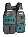Produktbild Makita P-72089 Arbeitsweste mit Mehreren Taschen, Schwarz, 25.1 x 20 Inch