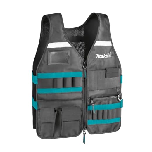 Makita P-72089 Worker's Vest New Version E-05636 Tool Vest for Carpenters / Universal Size
