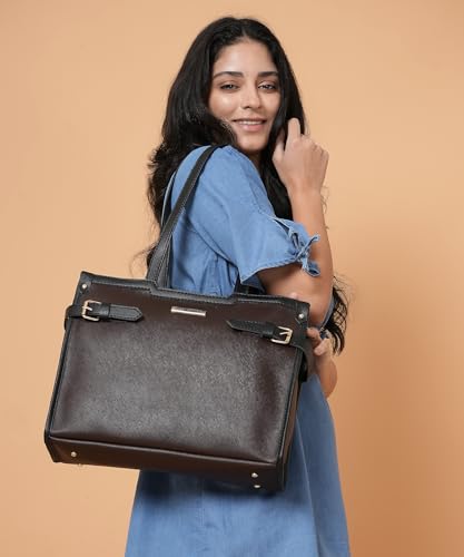 Image of LEGAL BRIBE Stylish Buckle Tote Bag