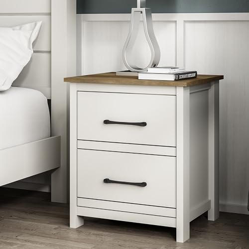 Comparativas de Galán noche los diez mejores. 17 Galano Kellie Mesita de noche lateral con almacenamiento en estantes, para sala de estar, recámara y espacios pequeños, mesitas de noche decorativas con patas de madera maciza,...