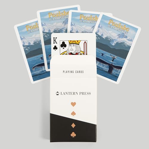 Lantern Press Baraja de Póker 52 Cartas, Tamaño Poker miniatura 6
