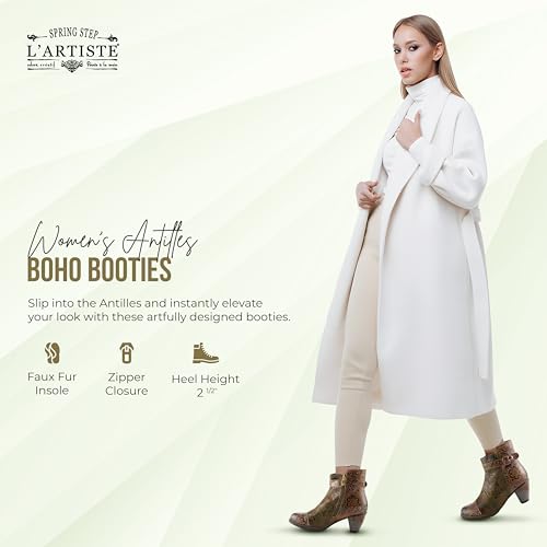 Spring Step L'Artiste Women's Antilles Boho Booties4