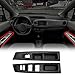 Front Armrest Upper Panel Left & Right Compatible with Toyota Vitz 2010 2011 2012 2013 2014 Replace 74231-52630-C0 74232-52570-C0 Window Switch Bezel Door Glass Lift Switch Cover Car Accessories
