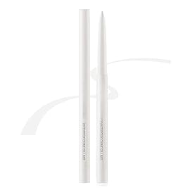 ONarisae eyeliner pencil retractable eyeliner creamy pigmented smudge proof eye liner pen White