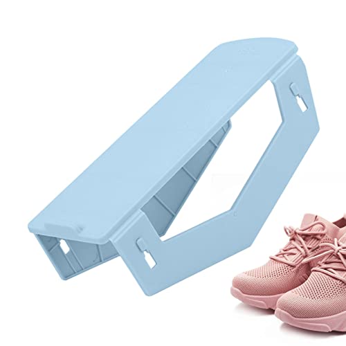 Double Stack Shoe Rack - Adjustable Shoe Organizer for Closet | Shoe Slots Organizer for Closet, Foldable Stack Shoe Rack for A Pair of Shoes, Closet Organization Hondony