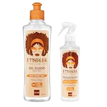 Etniker Kit for Curls ETNIKER Jelly Gel and Curl Refresher Spray | Nourish, Define, and Revive with Coconut, Flaxseed, and Shea Butter | Silicone, Oil, and Paraben-Free | 2-piece set