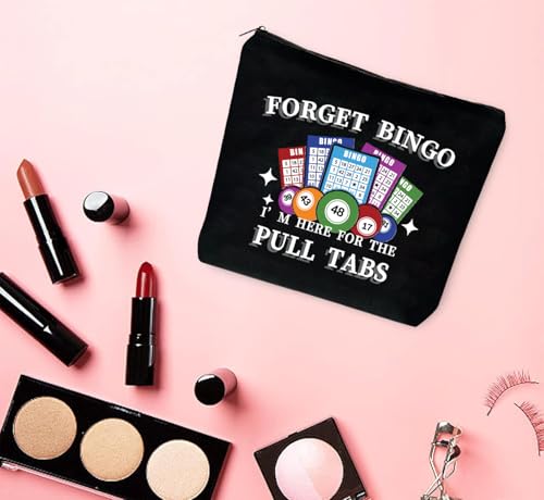 Bingo Makeup Bags for Bigo Lovers Players Bingo Cosmetic Bag Birthday Christmas Gifts for Women,Casino Lucky Prize for Gambler,Travel Bag (Bingo)3